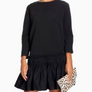 Tuckernuck English Factory Black Ruffle Dress